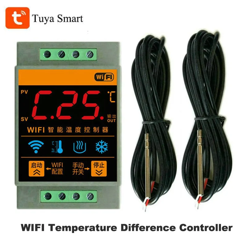 Solar Water Heater Engineering WIFI APP Remote Intelligent High Low Temperature Difference Controller Switch