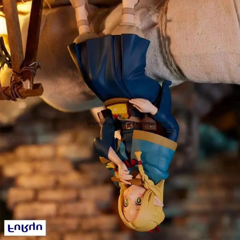Original FuRyu Delicious in Dungeon Laios Marcille Noodle Stopper Figure 160mm PVC Anime Statue Collectible Model Toy Gift