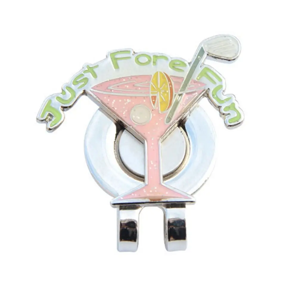 

Golf Equipment Ball Marker Golf Hat Clip Removable Metal Marker Golf Mark Alloy Unique Magnetic Hat Clip Gift for Girl