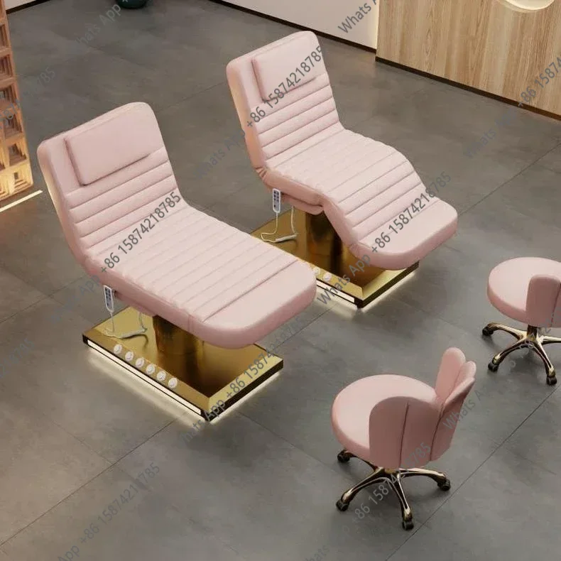 X High-End Body Electric Beauty Bed Lifting Tattoo Couch Beauty Salon Eyelash Ear Cleaning Bed