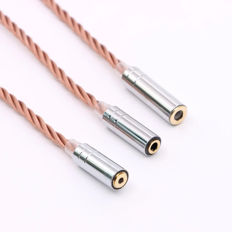 ivipQ-230 5N OCC L Type 2.5mm 3.5mm 4.4mm 6.35mm 4PIN XLR Plug To 2.5mm/3.5mm/4.4mm Female Conversion Cable