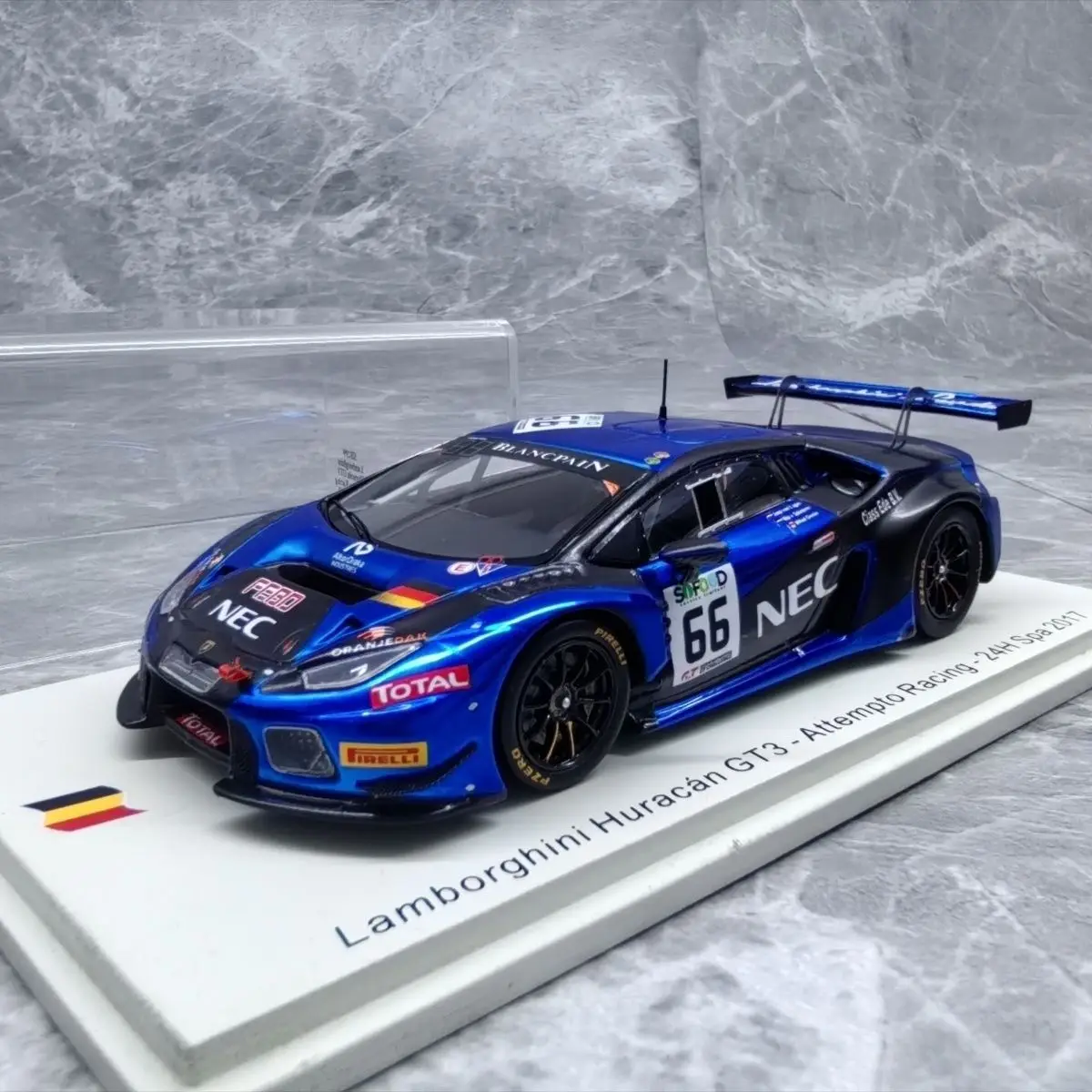 Spark 1/43 Lamborghini Huracan GT3 Attempto 2017 Resin Car Model