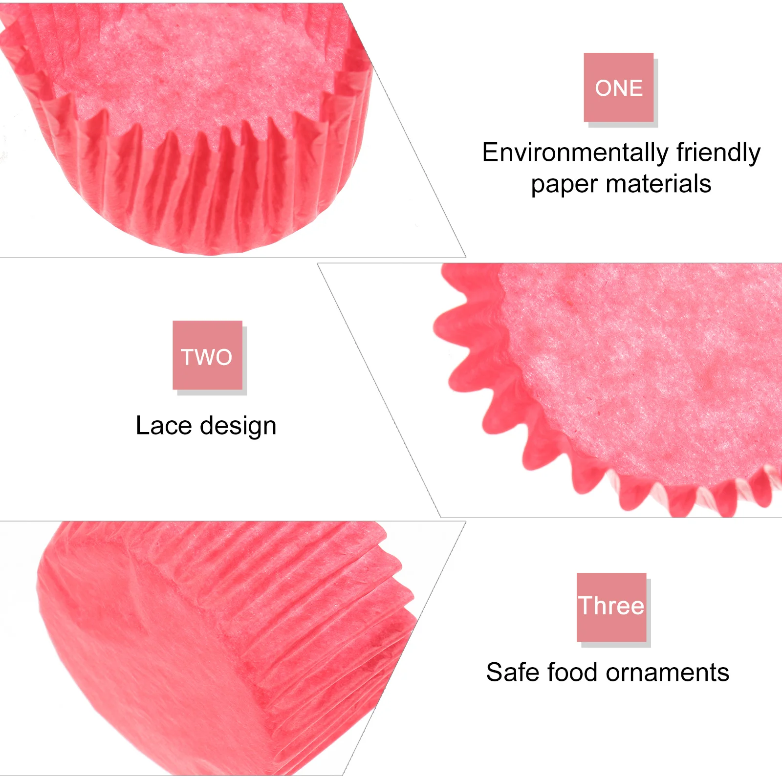 

480Pcs Cupcake Wrappers Liners Cake Base Heat Resistant Muffin Cups Wedding Birthday Shower Party Favors Cupcake Wrappers