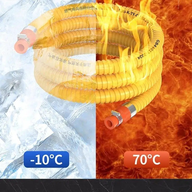D0AB ارتفاع ضغط الغاز خرطوم الغاز المعدني خرطوم الغاز المنزلي انفجار أنابيب الغاز مكثف أنبوب السلامة متانة مرنة