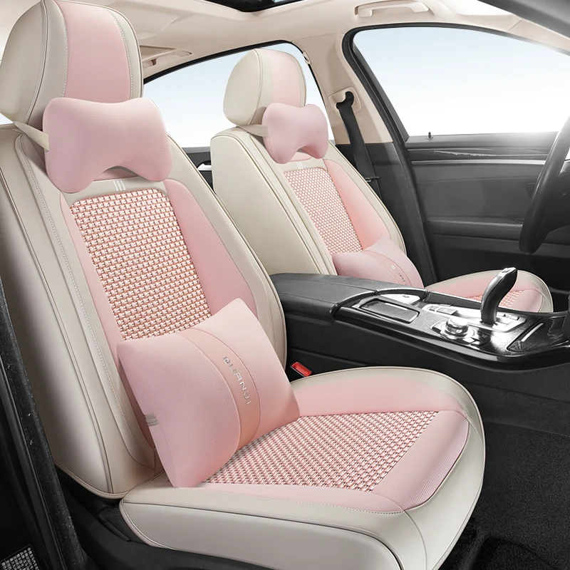 Motoptes Universal Car Seat Covers for Sedan suv Car Ventilated for all seasons Seat Cushion For All Cars Functional Powerful