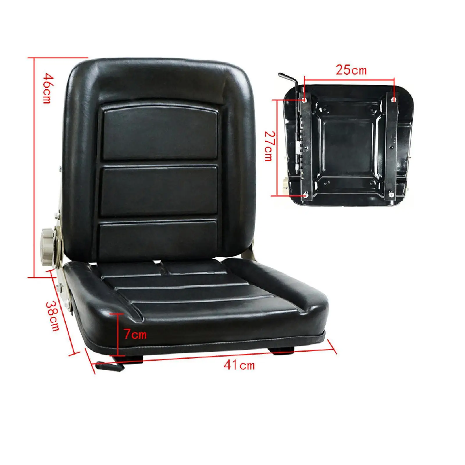 Comfortable Forklift Seat Replacement Waterproof Tractor Cushion Universal Loader Bulldozer Ergonomic Accessory for Construction