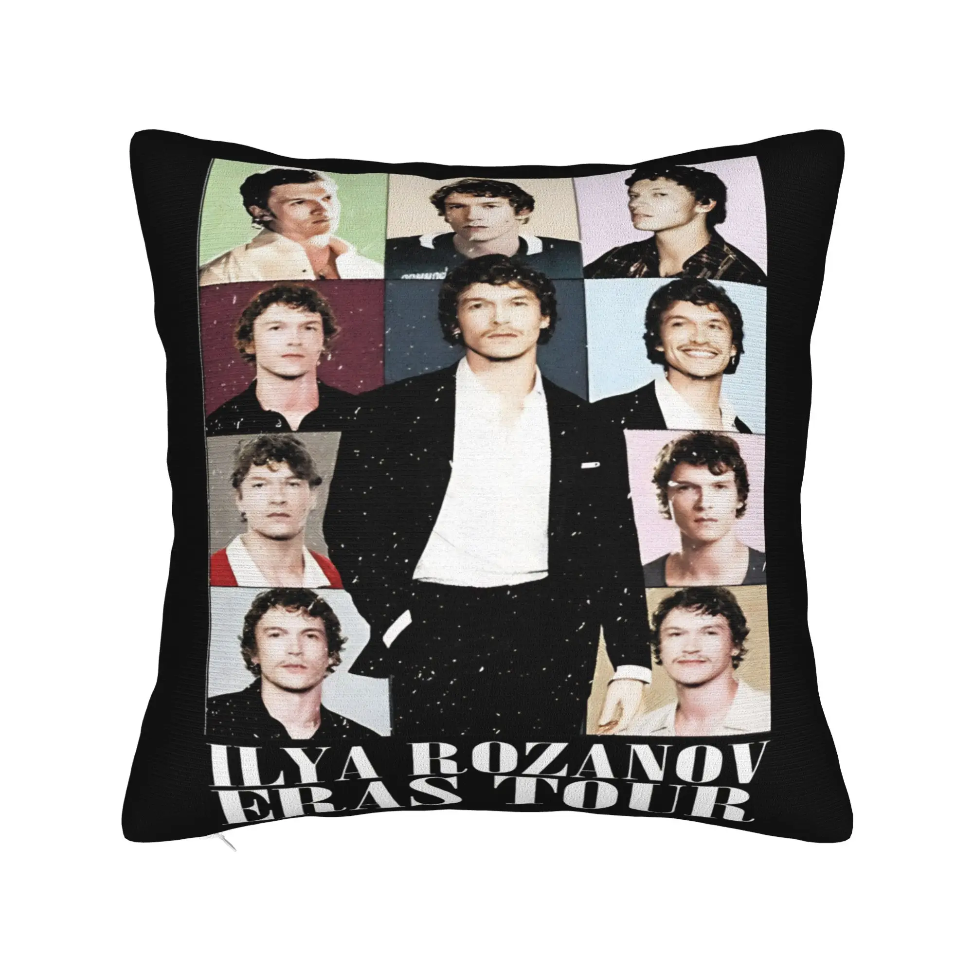Jonathan Bailey Actor Square Pillow Cases Comedy Cushion Covers Novelty Polyester Decor Pillowcase for Sofa 40*40cm