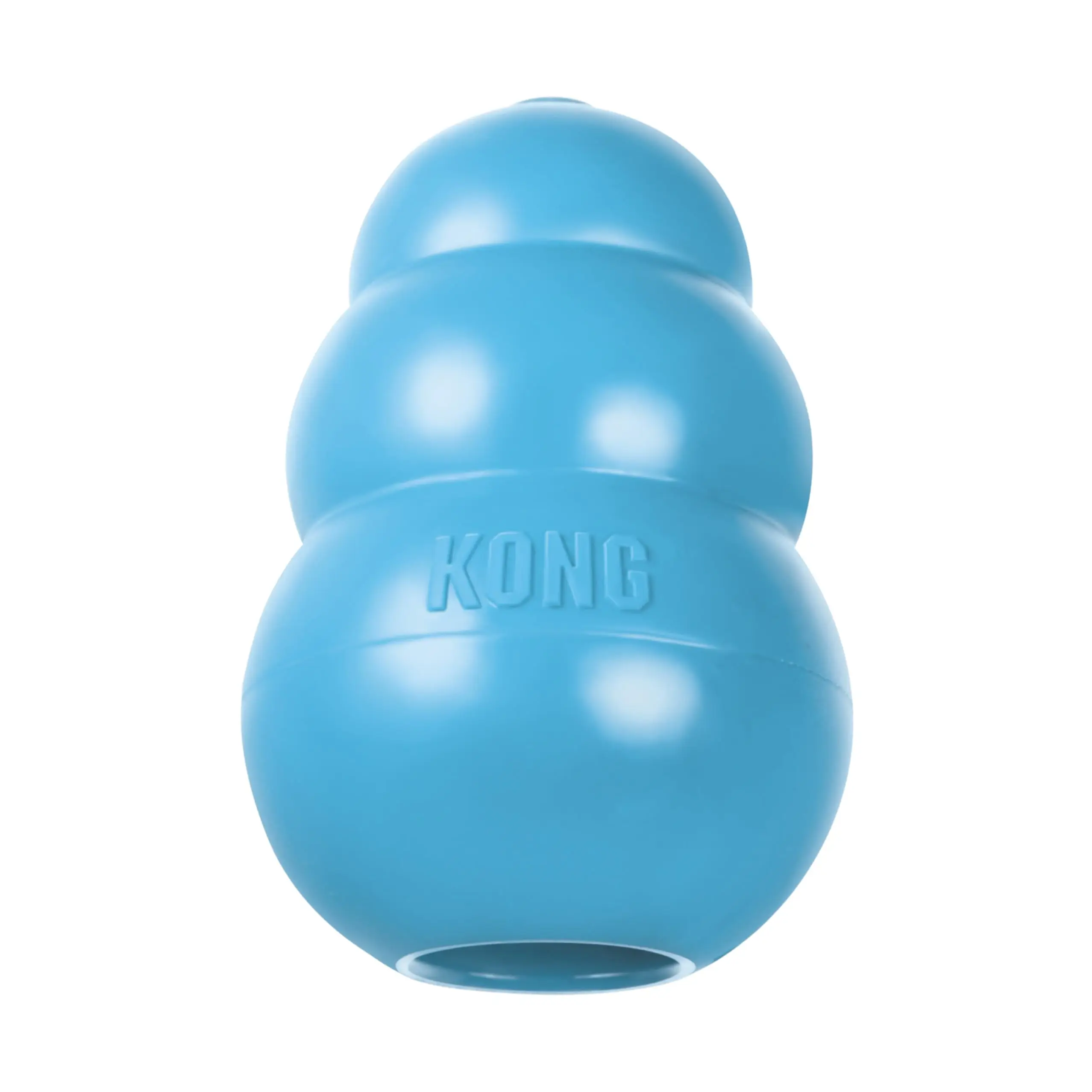 Juguete de Goma Natural para Masticar y Jugar de KONG para Cachorros - Juguete para Masticar y Recoger para Cachorros Pequeños - Azul