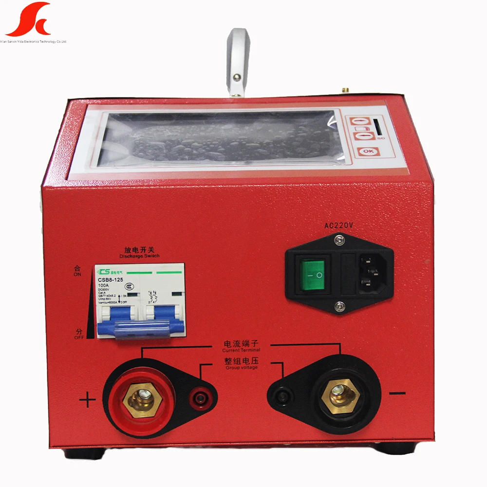 

Портативный тестер-разрядник для аккумуляторов Sanxin 50A, 100В, IP55, RS485, передача данных на SD-карту, 7-дюймовый ЖК-дисплей, 0.1А