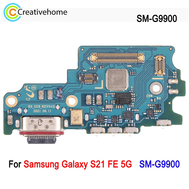 SM-G9900 Charging Port Board For Samsung Galaxy S21 FE 5G SM-G9900 USB Charging Dock Repair Replacement Spare Part