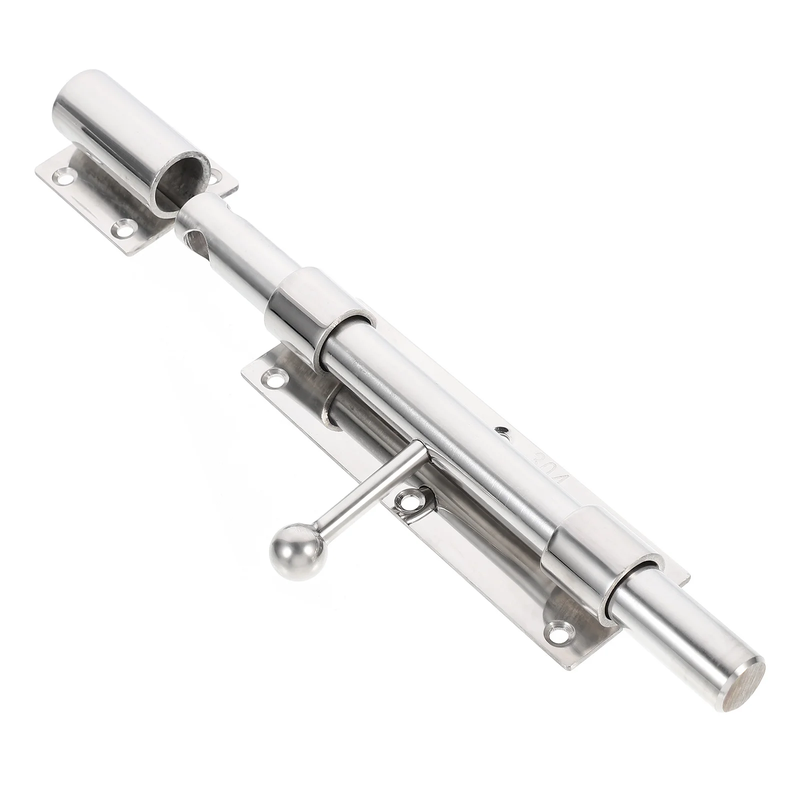 

1pc Stainless Steel Thickened Door Lock Heavy Duty Security Latch For Home Office Bathroom Bedroom Safety Door Latch