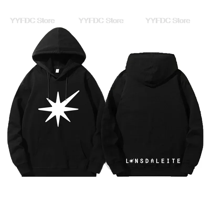 Men and Women BAEK HYUN Lonsdaleite Concert Hoodie, Korean Fashion, Loose Kpop Sweatshirt, Couple Clothes, Autumn, Y2k, EXO