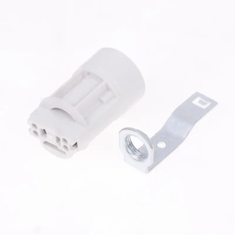 10Pcs E14 Bracket Lamp Holder Lighting Base Zinc Alloy Sockets Bulb Holder With Bracket For Table Lights Wall Lamp