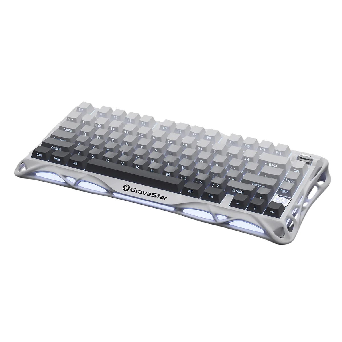 Gravity Planet K1 75% Wireless Mechanical Keyboard Aluminum Alloy Gasket Hot-Swap Linear Switches Tri-Mode RGB 8000mAh