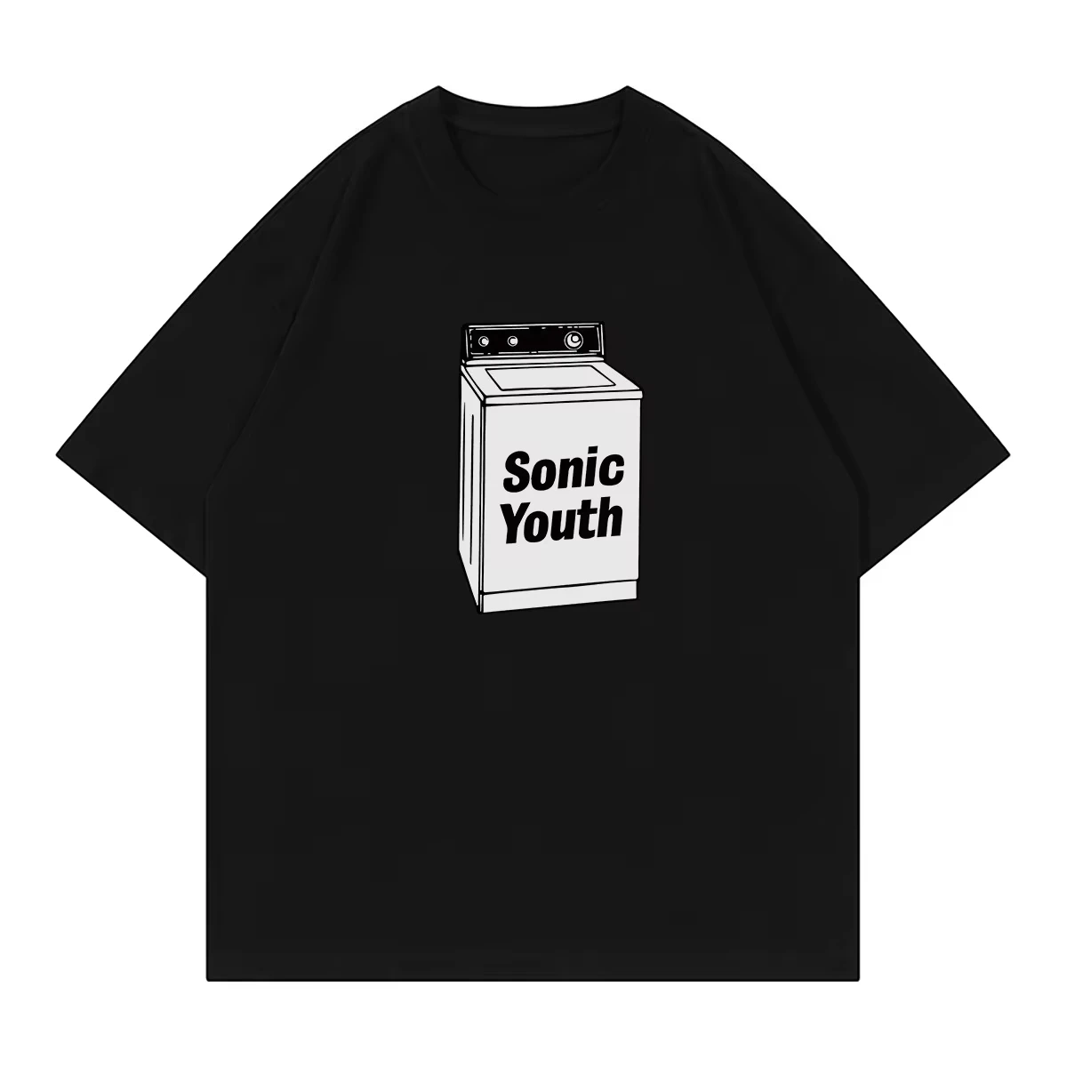 

Летняя модная молодежная футболка с принтом рок-группы Sonic Youth, мужская футболка с коротким рукавом, высококачественный уличный топ