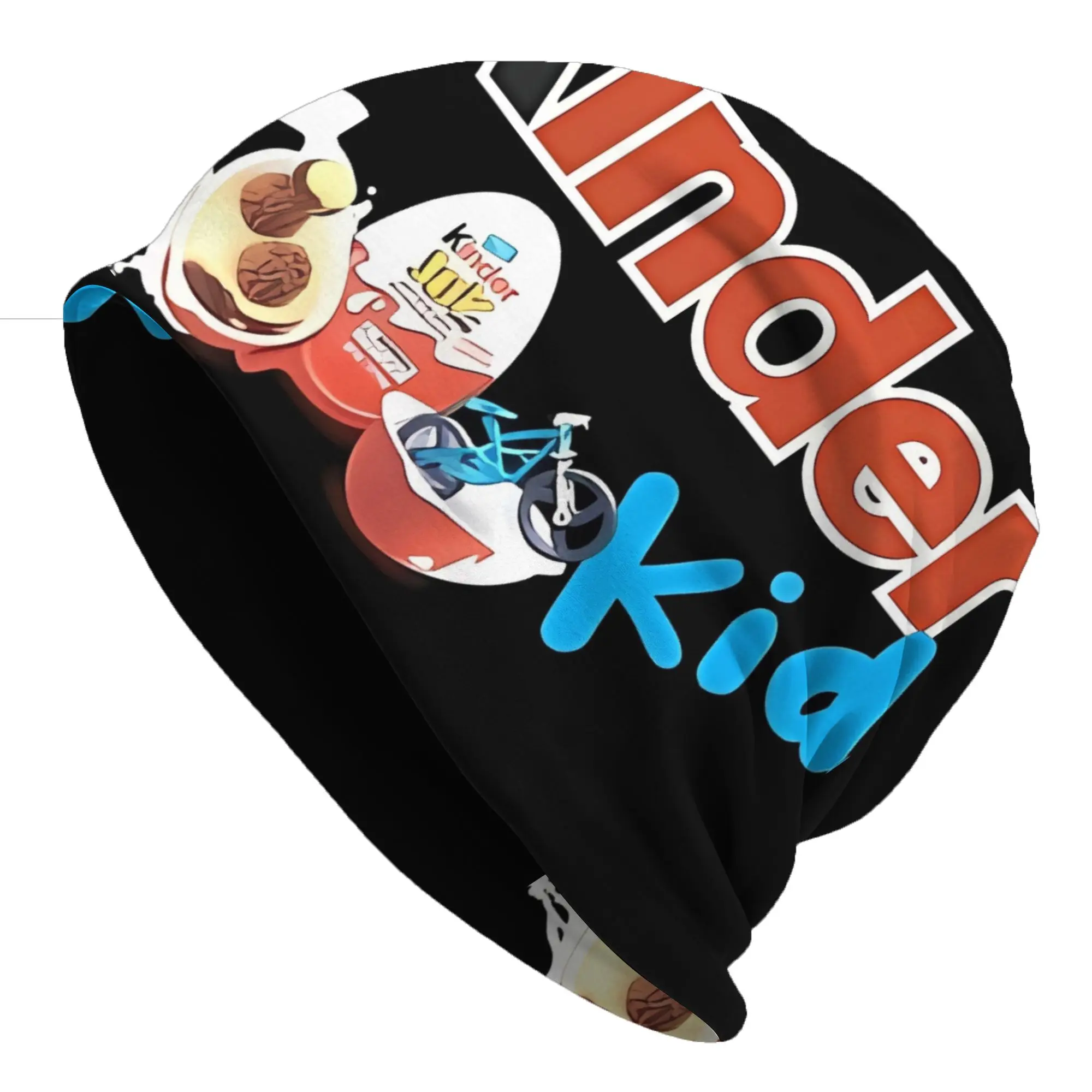 Black Background Autumn Spring Caps For Men Women Kinder Surprise Beanies Ski Caps Soft Bonnet Hats Skullies & Beanies Hat
