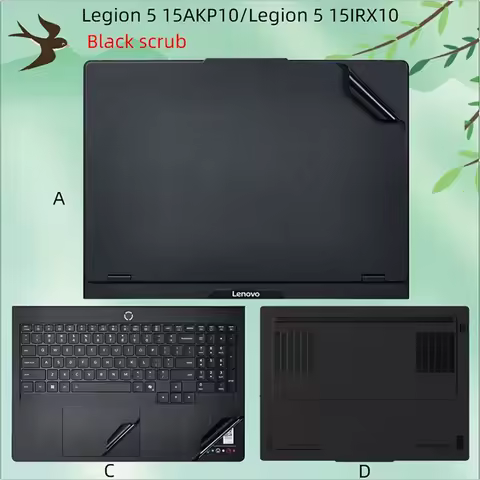 For 15.1 inch Lenovo Legion 5 15IRX10 Laptop Case Protective Film Legion 5 15AKP10 Computer body beauty sticker