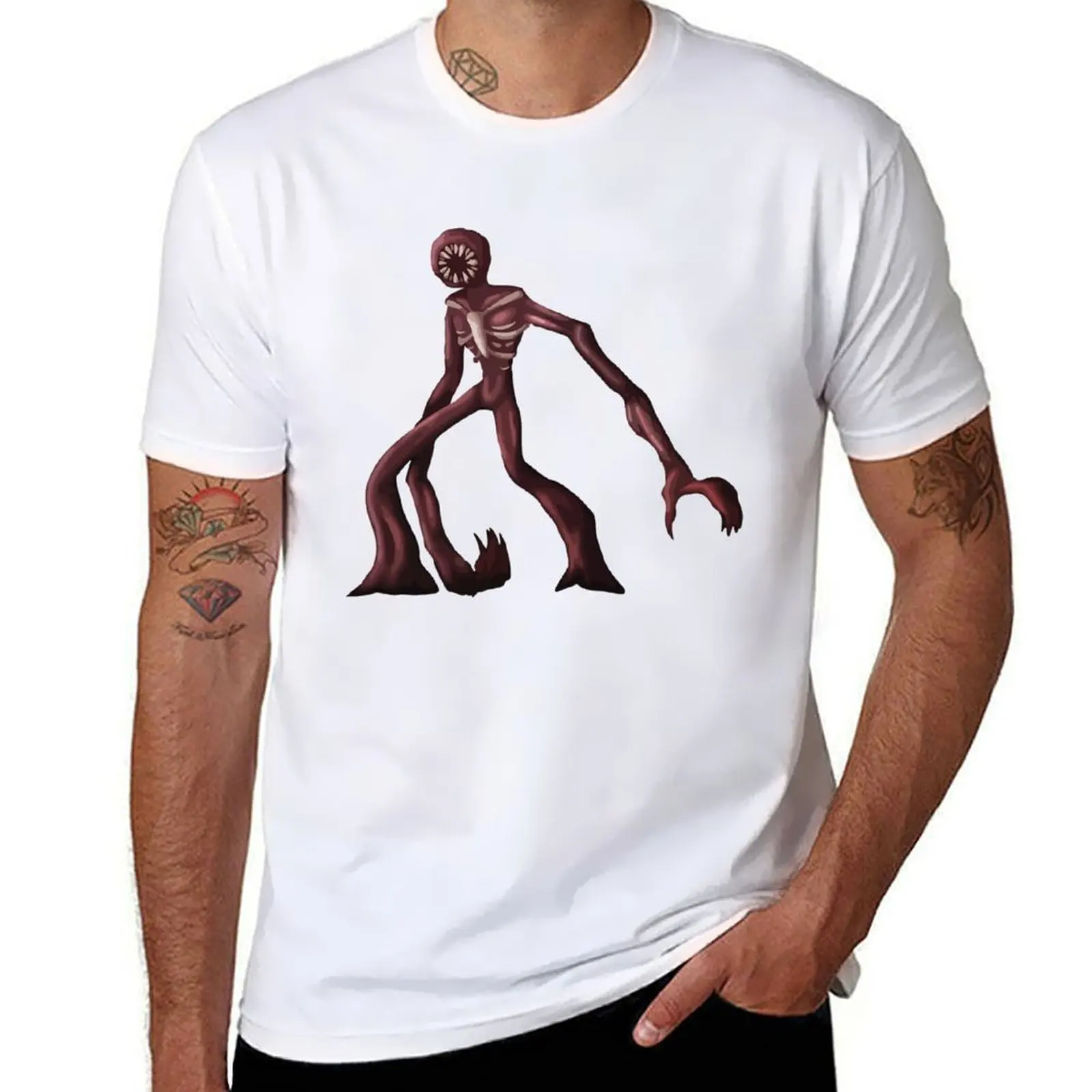 ¿Camiseta y algodón divertidos? Camisetas gráficas DOORS, camisetas para hombre, camiseta de algodón para hombre, camiseta de terror para figura