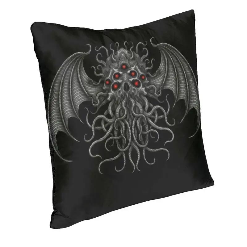 Cthulhu Mythos Lovecraft Cushion Covers 45x45cm Velvet Great Elders Horror Monster Throw Pillow Case for Car Square Pillowcase