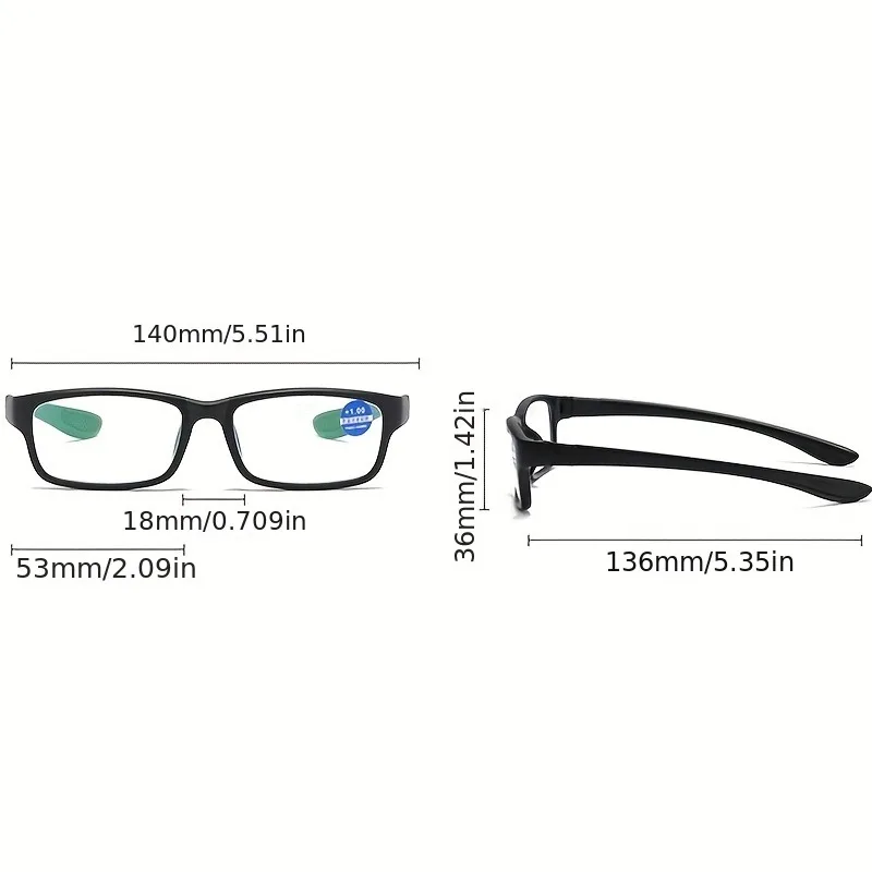 نظارات القراءة TR90 خفيفة للغاية نظارات القراءة النسائية #6