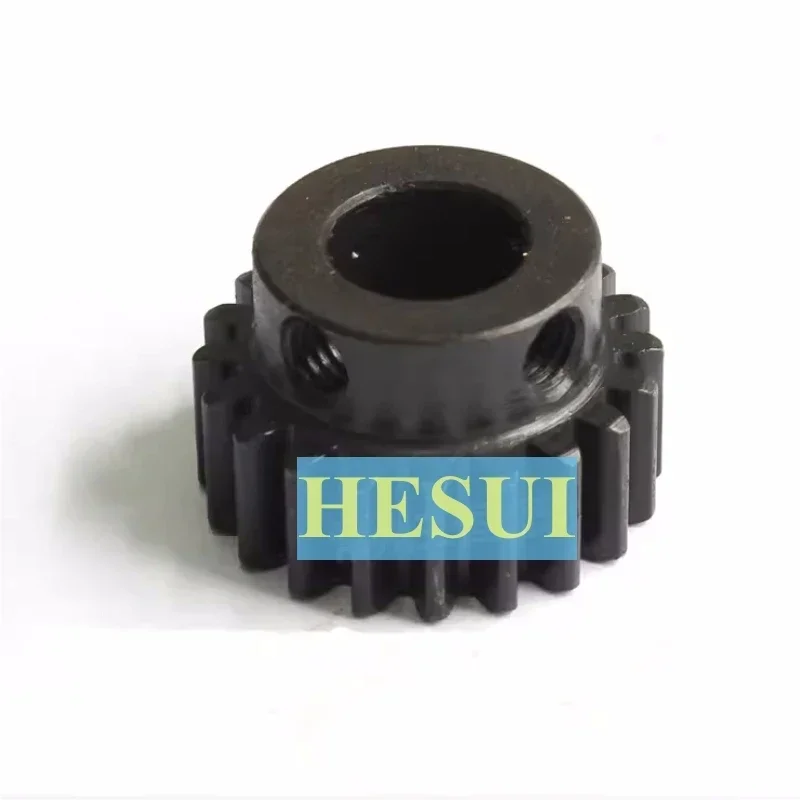 Spur gear 1 die 20 teeth 1M20T boss motor teeth 45 steel metal blackened gear,145 holes 6