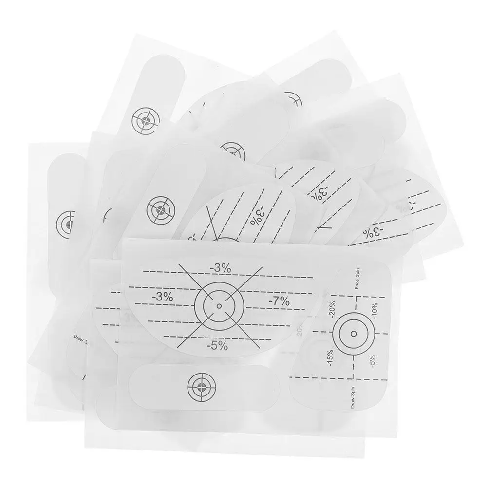 25Pcs Golf Club Impact Stickers Reusable Adhesive Labels for Swing Accuracy Training Spot Analysis Tool Improve Consistency on