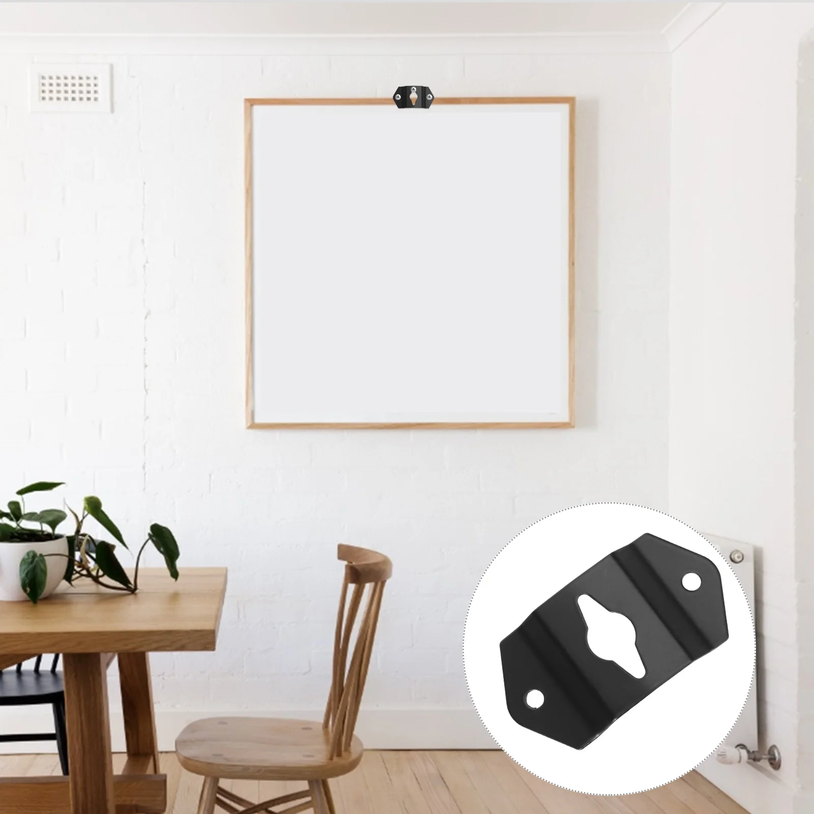 

20Pcs Speaker Wall Bracket Heavy Duty Keyhole Hanger Made of Thick Iron Plate for Wall Mounted Audio Equipment Mount