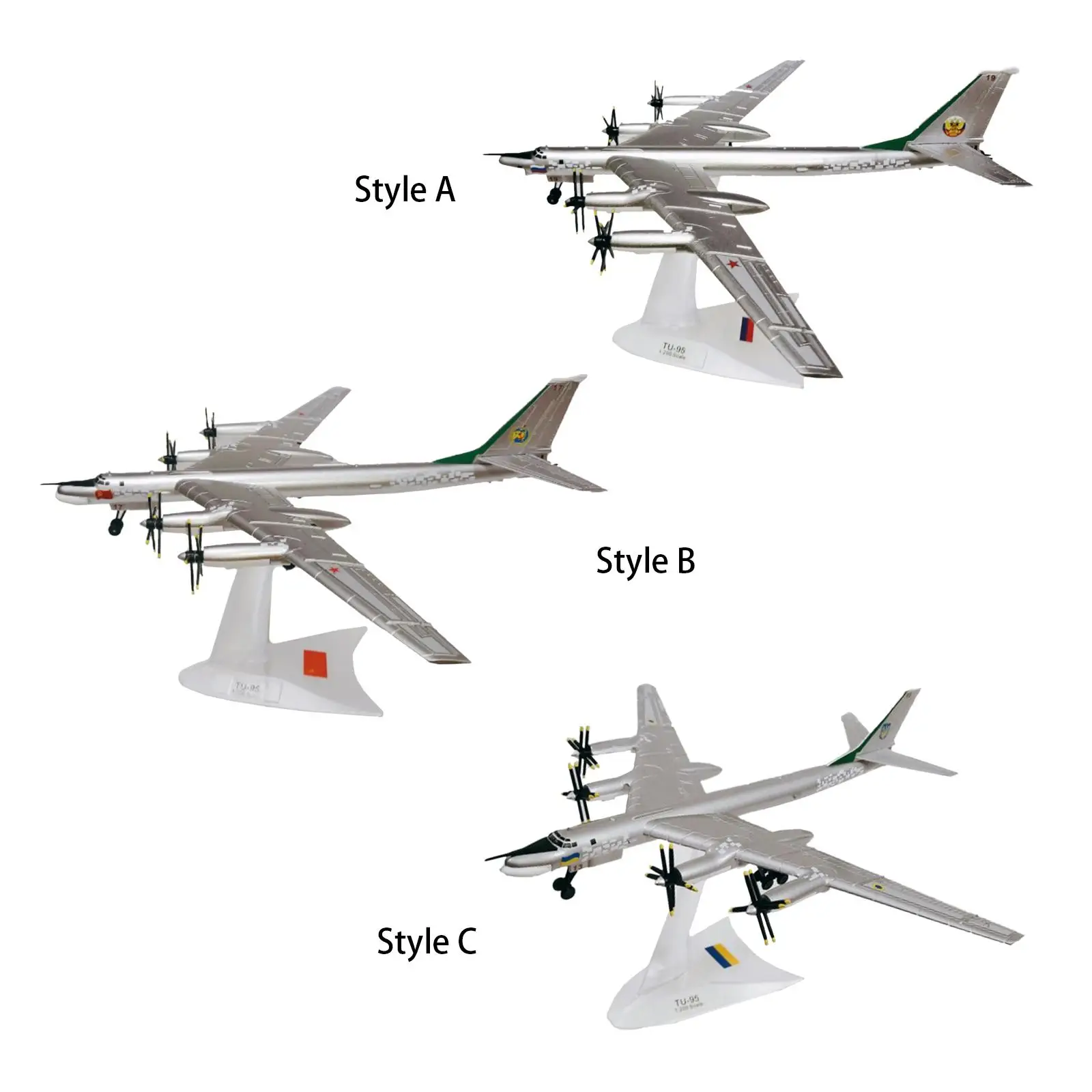 

1/200 Diecast Model Plane Alloy Alloy Airplane Model for Bookshelf Bedroom