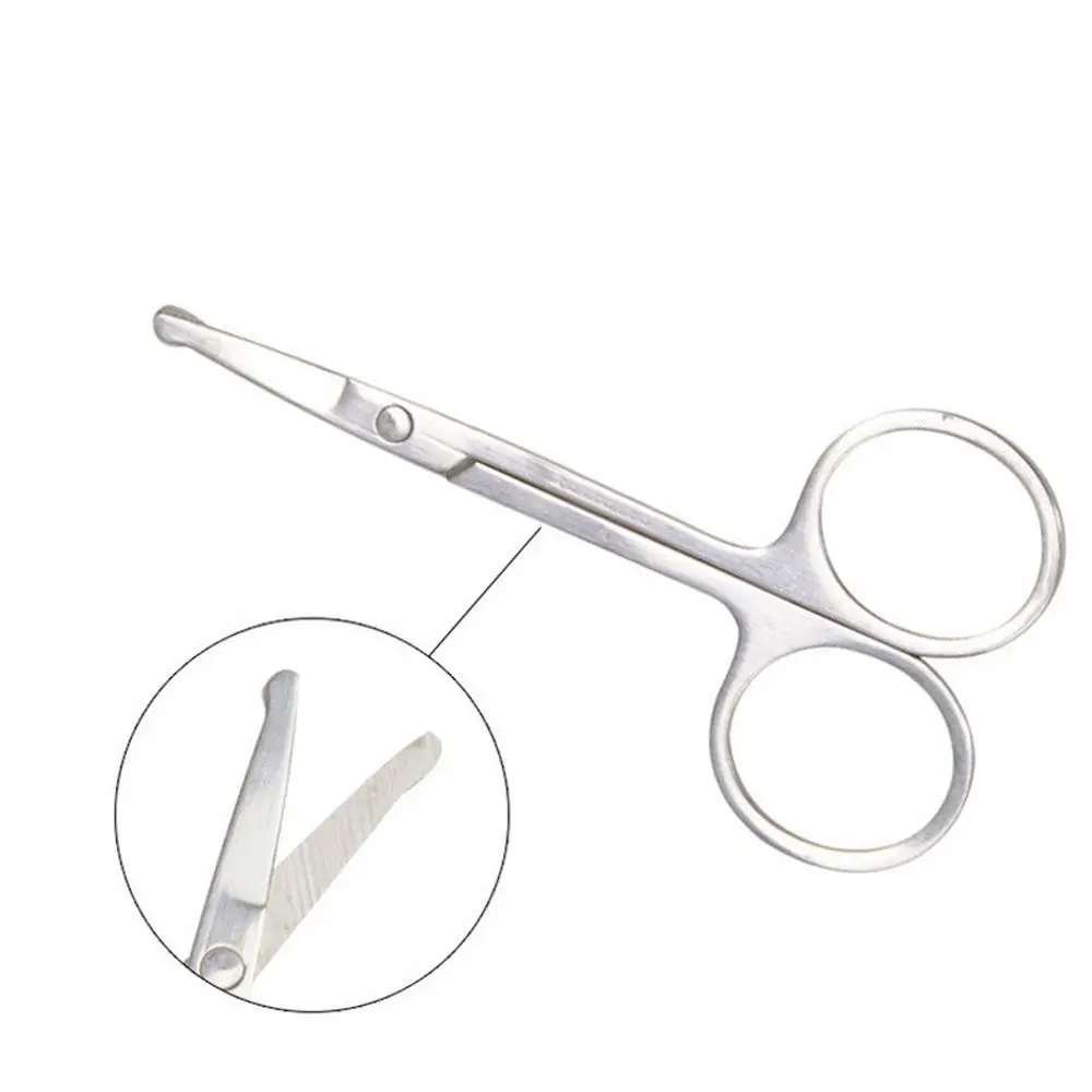 Eyebrows Curved Fashion Nose Hair Scissors Beauty Tool Stainless Steel Ear Facial Trimmers