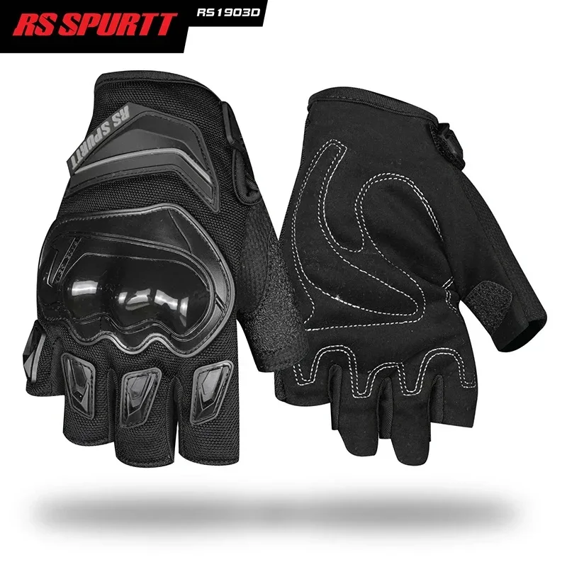 

Half-finger Women Summer Thin Breathable Anti-slip Racing Anti-fall Biker Moto Equipment for Men Motorcycle Riding Gloves