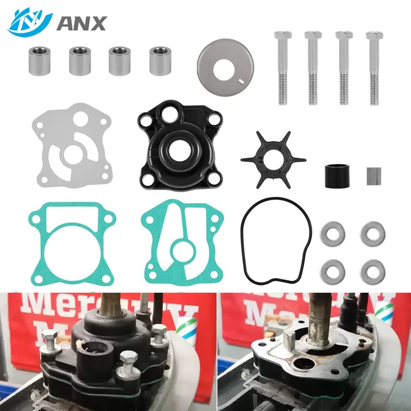 ANX Boat Outboard Impeller Repair Tools for Honda 40 50 Hp 4-Stroke Replace 06193-ZV5-020 Fits BF40A BF40D Boat Car Accessories