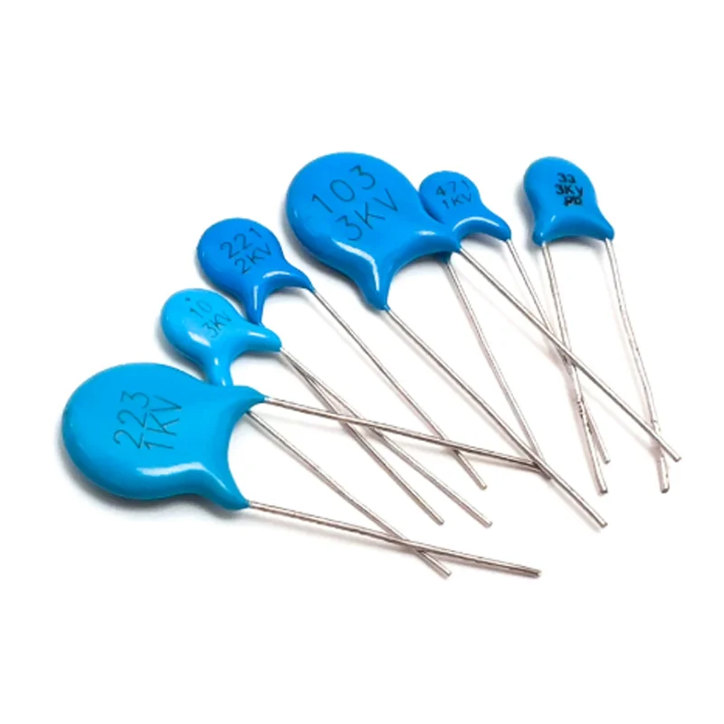 300PCS High Voltage Ceramic Capacitor Kit 15 Values 1KV 2KV 3KV Disc Ceramic Capacitor Assortment Box