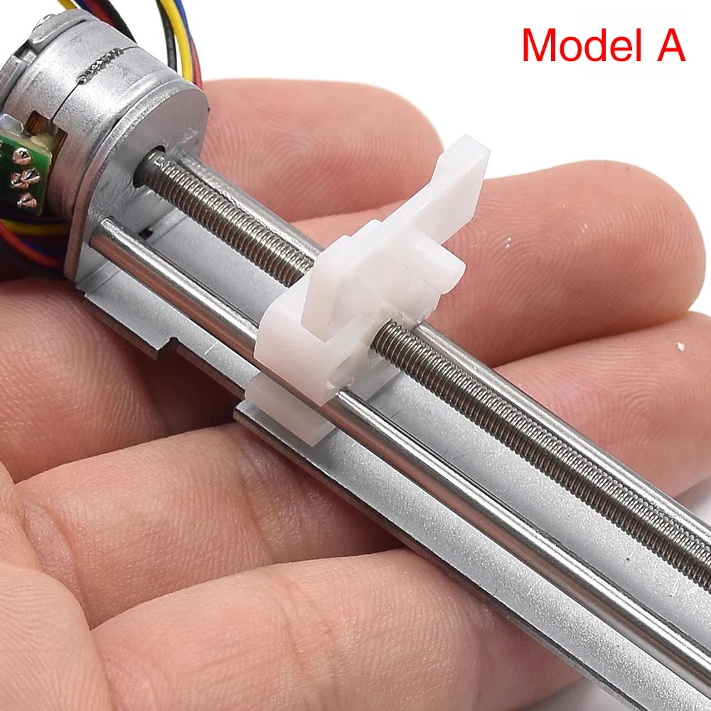 Mini Linear Stepper Motor 8mm Stroke Stepper Motor Slide Assembly Linear Motor High Precision Linear Stepper Motor