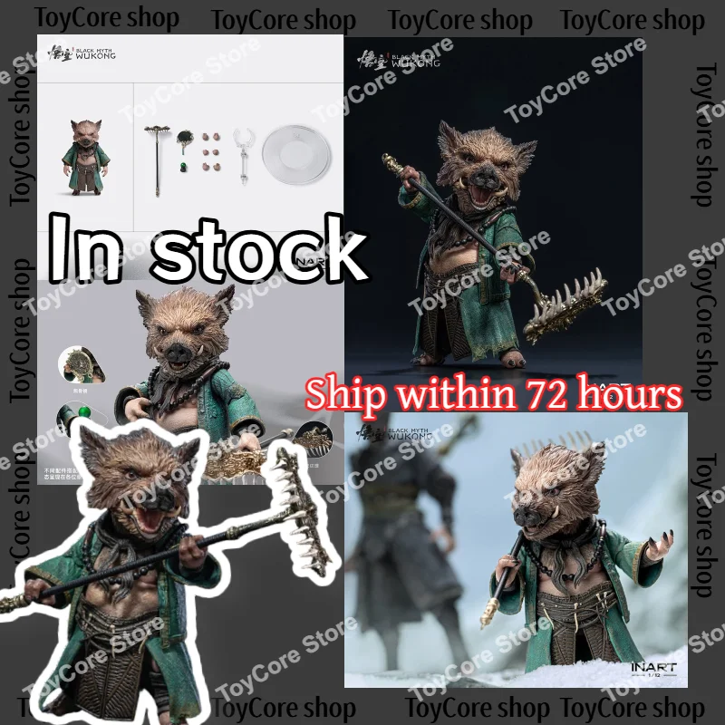 

【In Stock】INART Black Myth: Wukong Zhu Bajie 1/12 Scale Action Figure MAGG0001 | Collectible Gift Brand New