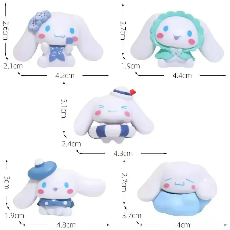 Sanrio Blind Box Figurki Zabawki Kawaii Anime Cinnamoroll Kurumi My Melody Doll Ozdoba dekoracyjna Prezent świąteczny dla dzieci