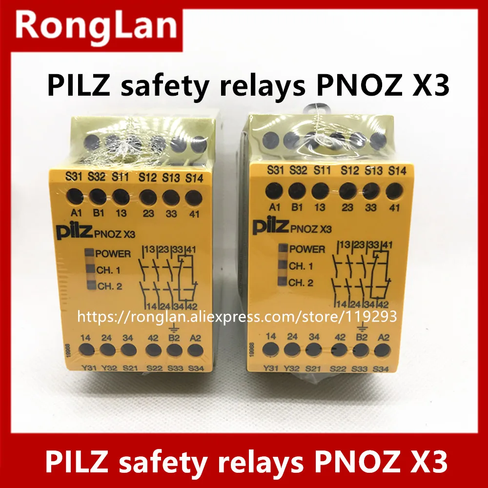 Original PILZ safety relays PNOZ X3 774318 774315 774310 774314 777310 774730 774738 777313 230VAC 24VDC 115V 3n/o 1n/c 1so-1PCS