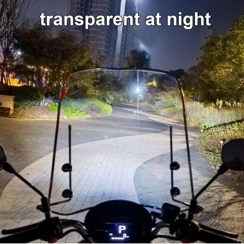 

Motorcycle Windscreen Wind Deflector ATV Windshield Front Flyscreen Large Wind Splitter Motorcycle Windshield Replacement Parts