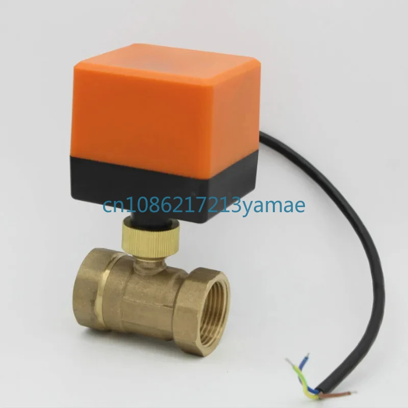 24V DC12V/24V  2 Way Brass Motorized Ball  Ball Actuator  DN15 DN20 DN25 DN32 DN40