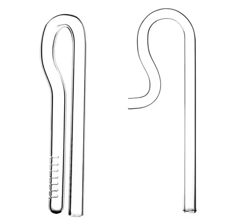 Aquarium glass Mini inlet and outlet R-type duck billed (12 / 16mm) (16 / 22mm) fish tank filter