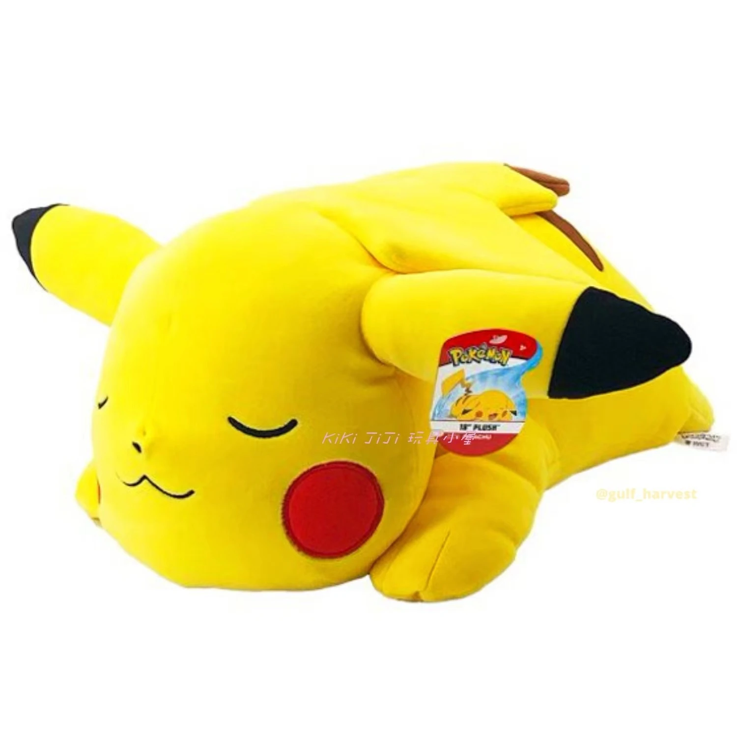 50cm Cute Pokemon Sleepy Pikachu Soft Plush Stuffed Toy Dolls Home Decor Presente de Natal Para Crianças Crianças