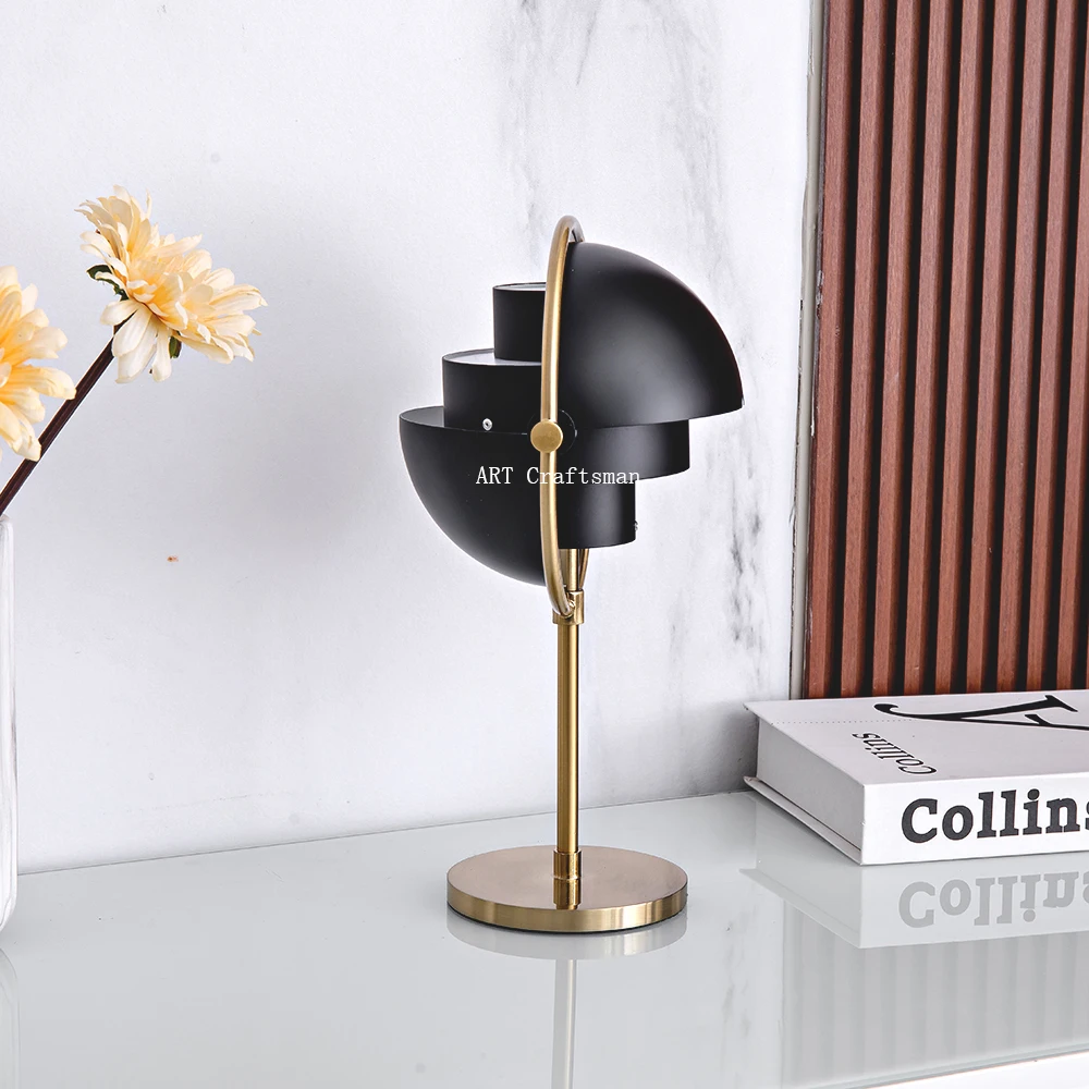 Classic Modern Gubi Desk Lamps for Living Room Home Decor Designer Black Gold Metal Table lamp for Bedroom