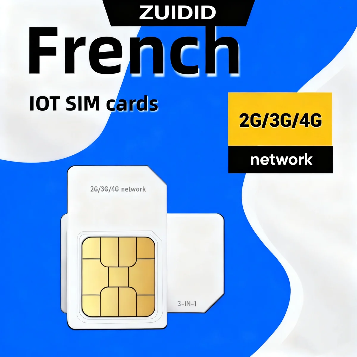 4G SIM Card GPS Tracker, 500MB European Roaming Data, France IoT Device Dedicated Pet Positioning Collar, 365 Day Service
