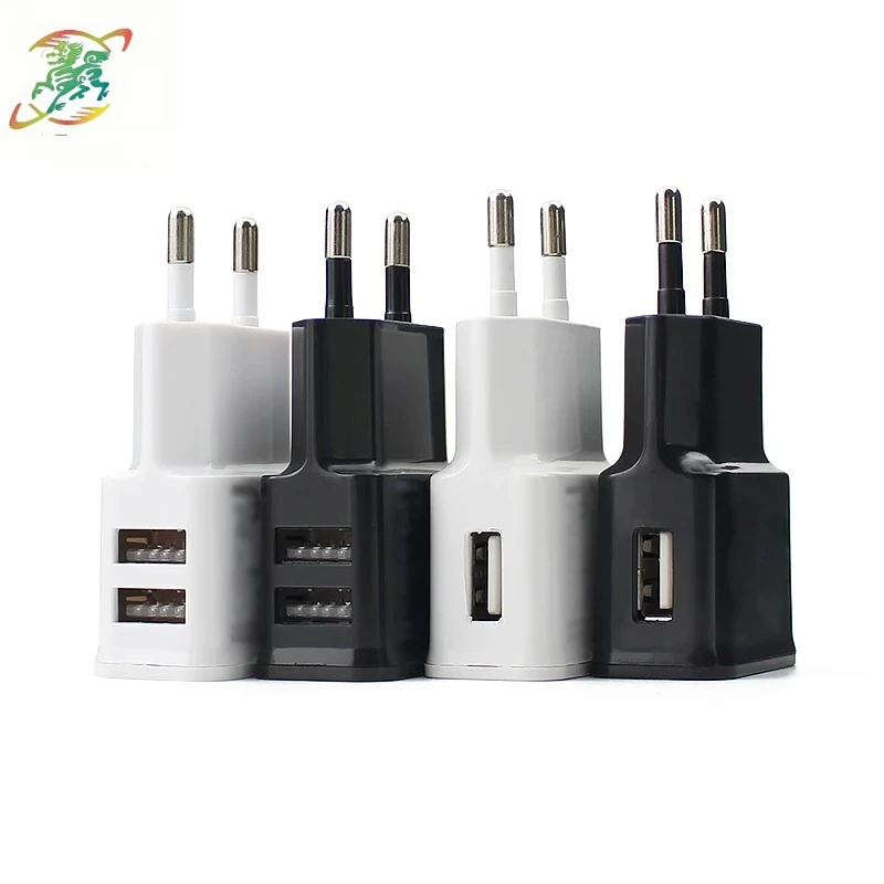 

AC DC 5V 1 A Universal Power Supply Adapter USB Double USB Phone Charger 5V Power Adpater Supply Charger for Iphone Android