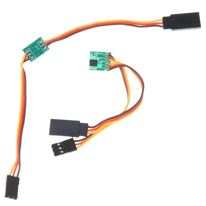 Servo Inverter Signal Reverser Plug and Play Installation Scratch-resistant Shell Mini Switch for RC Repair Modification