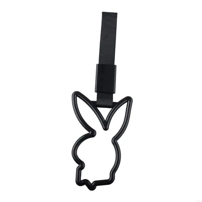 Practical ABS Car Hook With Rabbit Decors Racing Tow Strap Suitable For Both Interior And Exterior Applications New