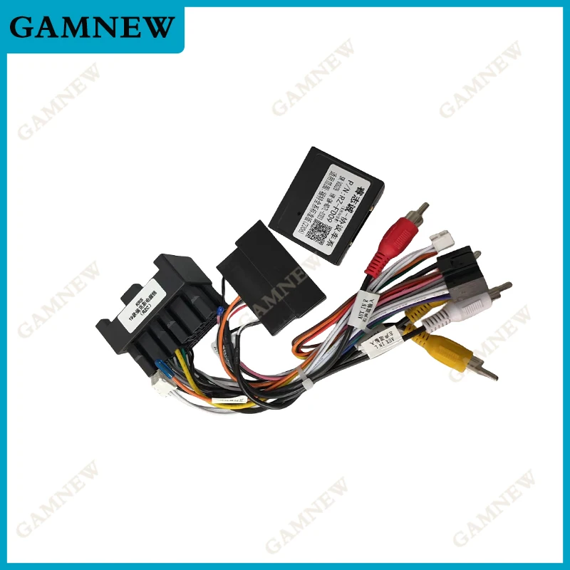 16PIN Android Power Cable Adapter With Canbus Box For Ford Focus Ranger 2019-2020 Audio Power Wiring Harness