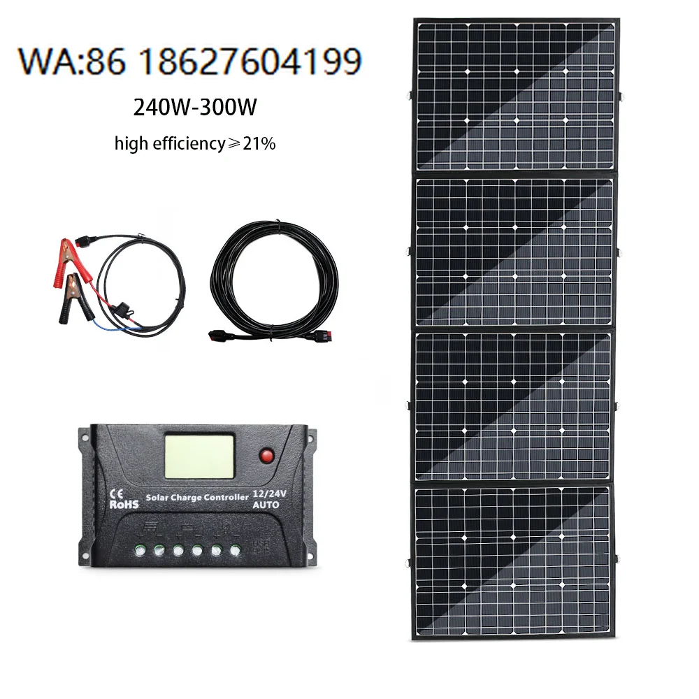 

Солнечная панель 200W 300W: легкая, портативная, складная, водонепроницаемая фотоэлектрическая панель для солнечных энергосистем. Цена.