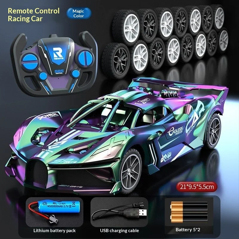 Fast Model RC Remote Control Drift Racing Car Electric Supercar Large Size Wireless High Speed Toy Car Kids Boys Birthday Gift