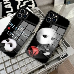 The Phantom Of The Opera Phone Case Tempered Glass For IPhone 15 14 11 12 Pro Plus 13 14 Pro Samsung S24 Ultra S23 Fe S22 Covers