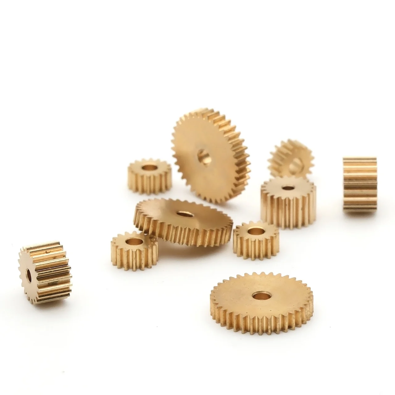 0.3M 16/17/18/19/20/21/22/23 Teeth Copper Gear 1.5/2/3/4mm DIY RC Model Robot Toys Wheel